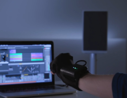 Glover. Motion-tracking music software